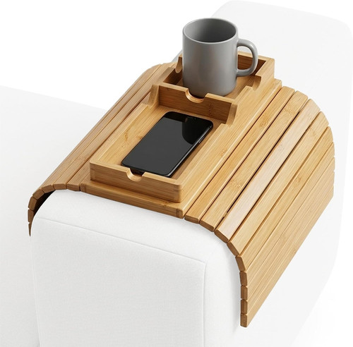 Bamboo sofa armrest tray - armrest,