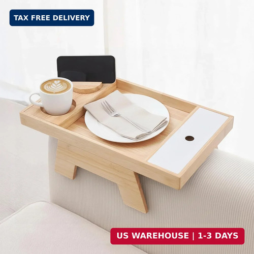 Sofa arm tray with 360 - arm,