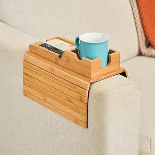 Couch cup holder tray - couch,