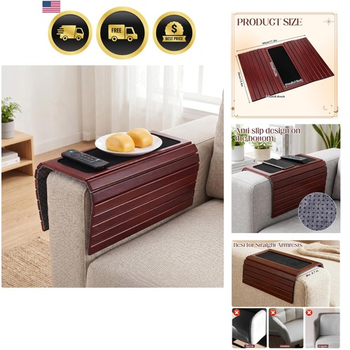Wood sofa armrest tray 3 - sofa, 17.3