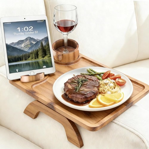Couch armrest table in 1 - armrest,