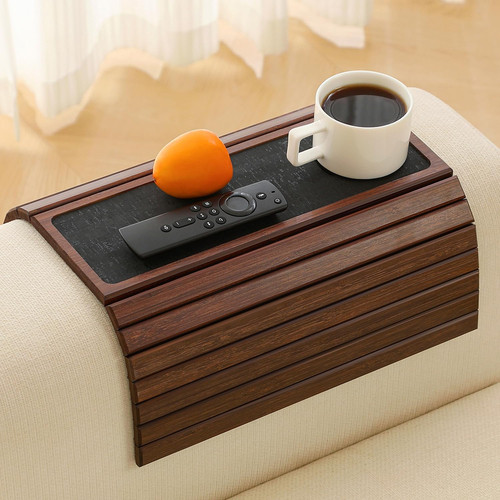 Bamboo couch arm - couch, table