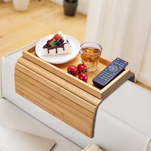 Bamboo sofa arm tray - arm, foldable
