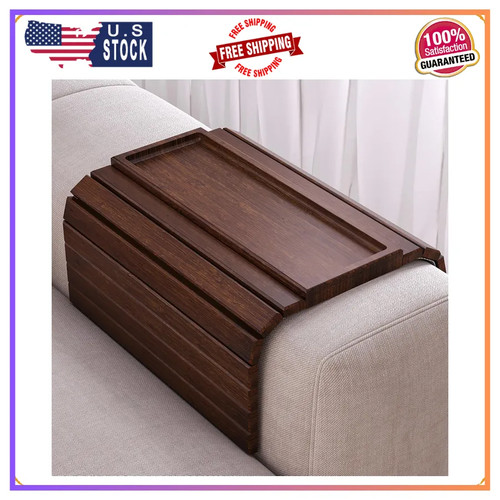Bamboo folding sofa arm tray - arm,