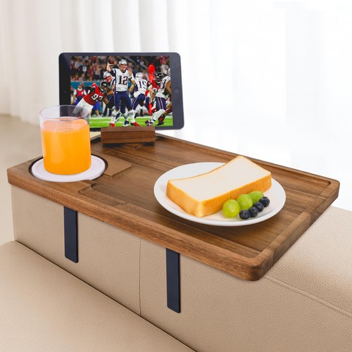 Couch armrest table acacia - table,,