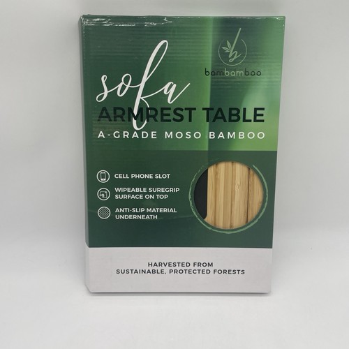 Bamboo sofa armrest - bamboo, tray