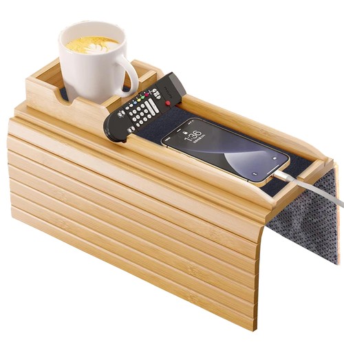 Bamboo sofa arm - sofa, table