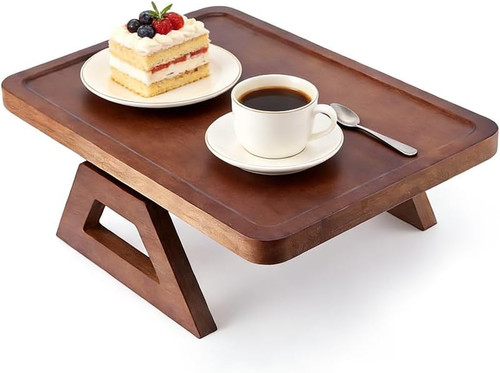 Wood sofa armrest tray couch - sofa,