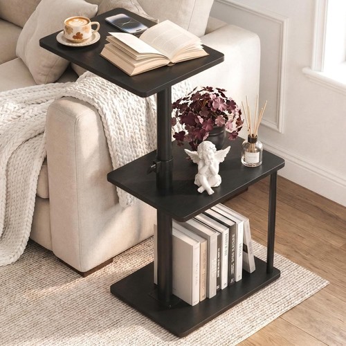 Swivel side table couch - side,