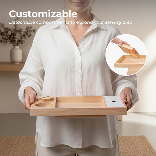 Sofa arm tray with - sofa,