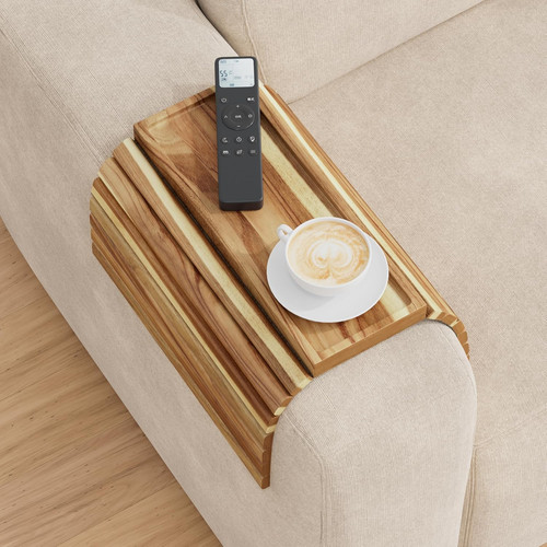 Sofa arm tray acacia wood - sofa,