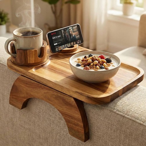 Couch armrest table - armrest, table,