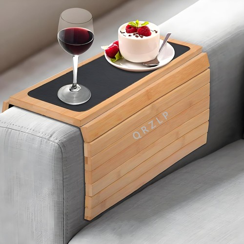 Bamboo sofa armrest tray - armrest, table