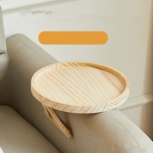 Wooden sofa arm tray table - tray,