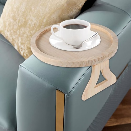 Wooden sofa tray armrest - tray,