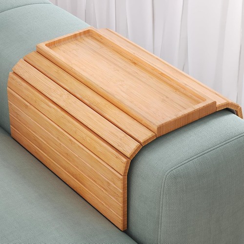 Sofa arm tray bamboo folding - tray,