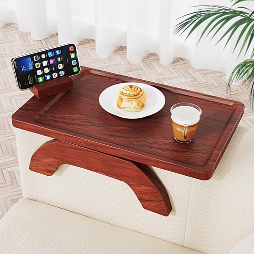 Sofa arm tray table - table, with