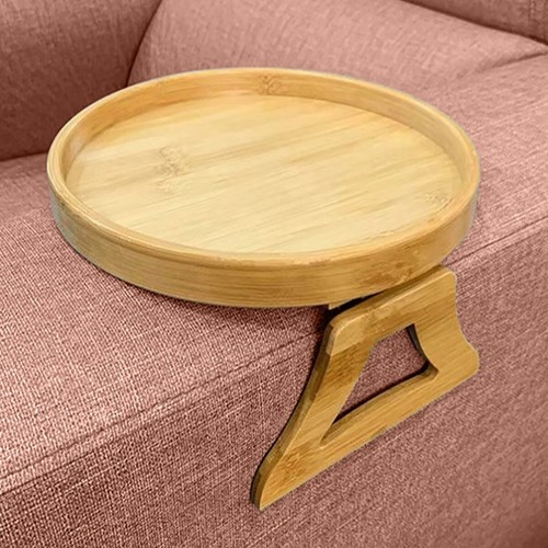 Wooden sofa armrest tray - tray, table