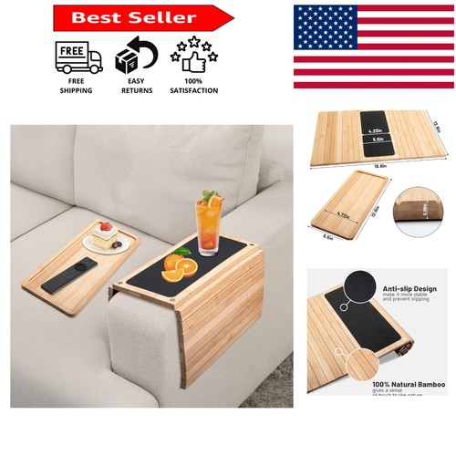 Elegant bamboo couch arm tray - elegant,