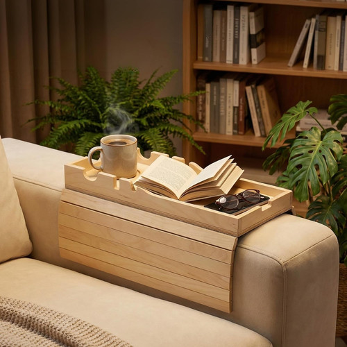 Couch armrest table birch - couch, table,