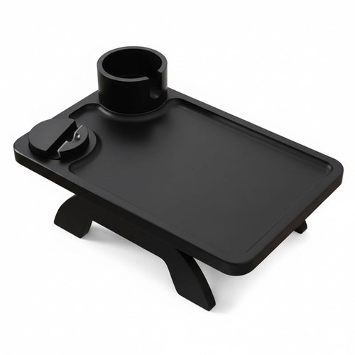 Sofa arm tray clip - arm, clip-on