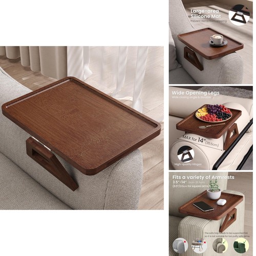 Couch arm tray bamboo folding - couch,